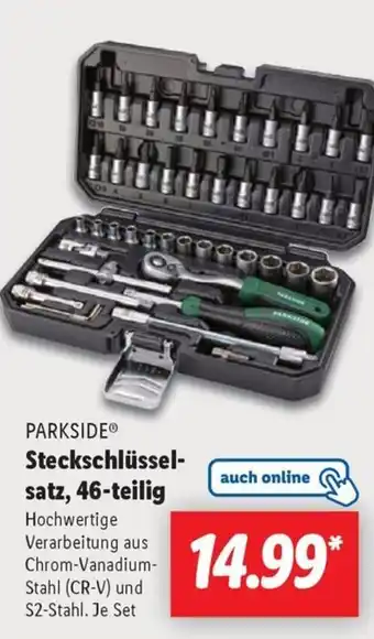 Lidl PARKSIDE Steckschlüssel- satz, 46-teilig Angebot