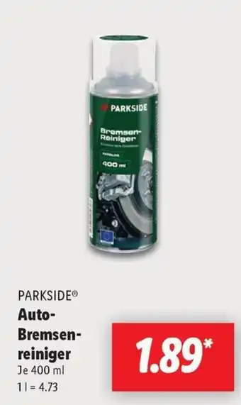 Lidl PARKSIDE Auto- Bremsen- reiniger 400 ml Angebot