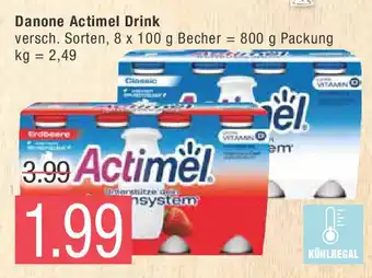 Marktkauf Danone Actimel Drink 800 g Packung Angebot