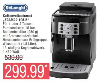 Marktkauf DeLonghi Kaffeevollautomat ,,ECAM22.105.B" Angebot