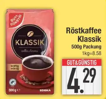 E-Center Röstkaffee Klassik 500g Packung Angebot