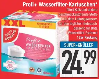 E-Center GUT & GÜNSTIG Profi+ Wasserfilter-Kartuschen 12er Packung Angebot