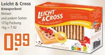 Klaas und Kock Leicht & Cross Knusperbrot 125 g Packung Angebot