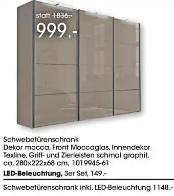 Möbel Martin Schwebetürenschrank Angebot