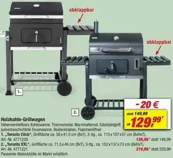 toom Baumarkt Holzkohle-Grillwagen Angebot