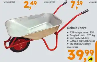 Globus Baumarkt Schubkarre Angebot