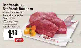 Meyer's Frischemarkt Beefsteak oder Beefsteak-Rouladen 100 g Angebot