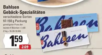 Meyer's Frischemarkt Bahlsen Gebäck-Spezialitäten verschiedene Sorten 97-150 g Packung Angebot