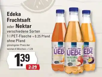 Meyer's Frischemarkt Edeka Fruchtsaft oder Nektar 1 I PET-Flasche Angebot