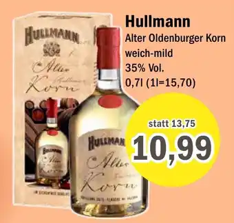 Aktiv Irma Hullmann Alter Oldenburger Korn weich-mild 35% Vol. 0,71 Angebot