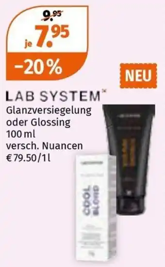 Müller LAB SYSTEM Glanzversiegelung oder Glossing 100 ml Angebot