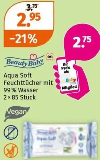 Müller Beauty Baby Aqua Soft Feuchttücher Angebot