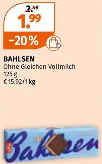 Müller BAHLSEN Ohne Gleichen Vollmilch 125 g Angebot