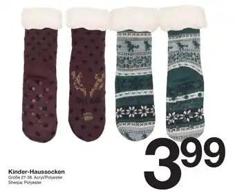 Zeeman Kinder Haussocken Angebot