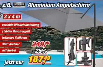 Posten Börse Kynast Aluminium Ampelschirm Angebot