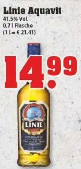 trinkgut Linie Aquavit 0,7L Angebot