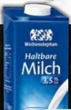 Hit Weihenstephan H-Milch 1 L Packung Angebot