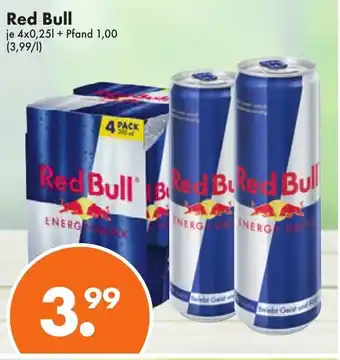 Trink und Spare Red Bull 4x0,25L Angebot