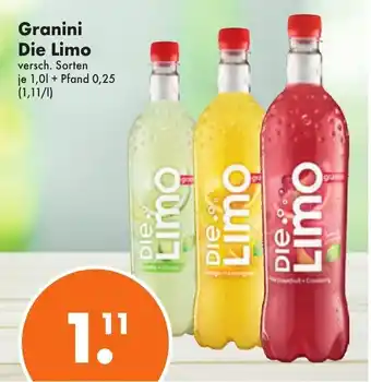 Trink und Spare Granini Die Limo 1L Angebot