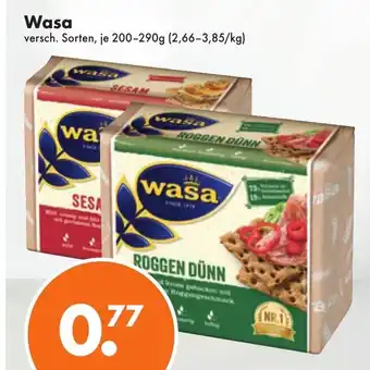 Trink und Spare Wasa 200-290g Angebot