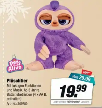 Rofu Kinderland Pets Alive Plüschtier Angebot