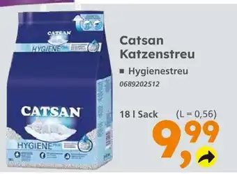 Globus Baumarkt Catsan Katzenstreu 18 L Angebot