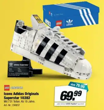 Rofu Kinderland Lego Creator Icons Adidas Originals Superstar 10282 Angebot