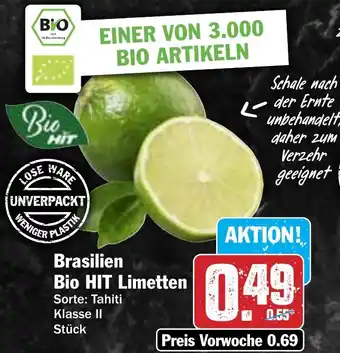 Hit Brasilien Bio HIT Limetten Angebot