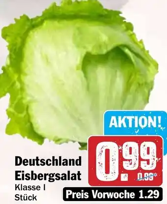 Hit Deutschland Eisbergsalat Angebot