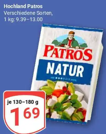 Globus Hochland Patros 130-180 g Angebot