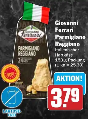 Hit Giovanni Ferrari Parmigiano Reggiano 150 g Packung Angebot