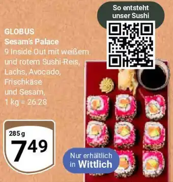 Globus GLOBUS Sesam's Palace 285 g Angebot