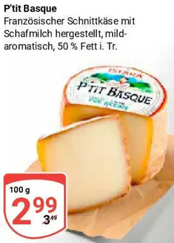 Globus P'tit Basque 100 g Angebot