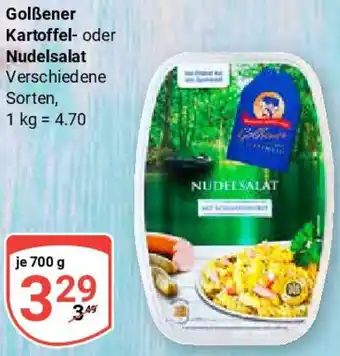 Globus Golẞener Kartoffel oder Nudelsalat 700 g Angebot