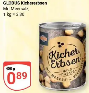 Globus GLOBUS Kichererbsen 400 g Angebot