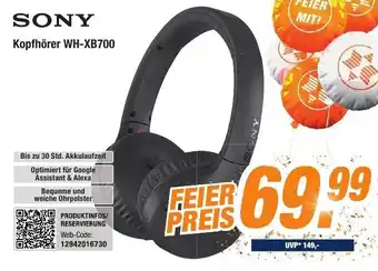 Expert Bening Sony Kopfhörer WH-XB700 Angebot