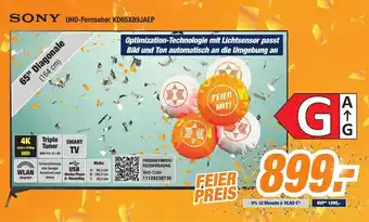 Expert Bening Sony UHD Fernseher KD65X89JAEP Angebot