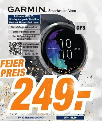 Expert Bening Garmin Smartwatch Venu Angebot