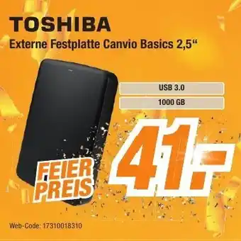 Expert Bening Toshiba Externe Festplatte Canvio Basics 2,5" Angebot