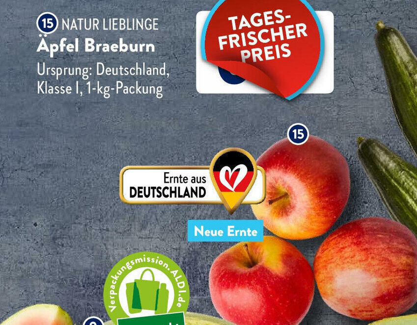 Apfel Braeburn Angebot bei Aldi Süd
