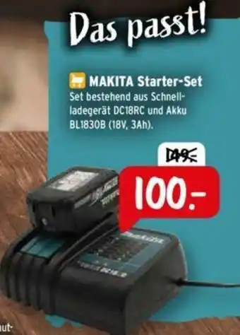 Raiffeisen Markt Makita Starter Set Angebot