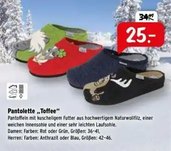 Raiffeisen Markt Pantolette Toffee Angebot