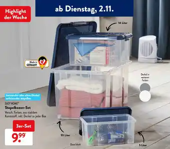 Aldi Süd Stapelboxen-Set Angebot