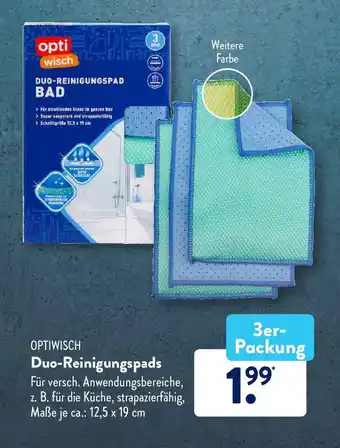 Aldi Süd Duo-Reinigungspads Angebot