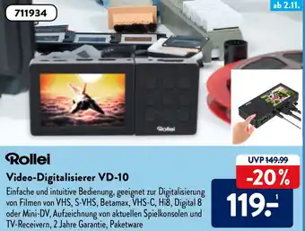 Aldi Süd Video-Digitalisierer VD-10 Angebot