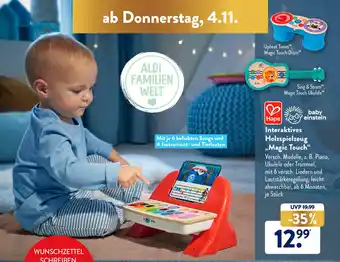 Aldi Süd Interaktives Holzspielzeug Angebot