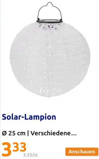 Action Solar-Lampion Angebot