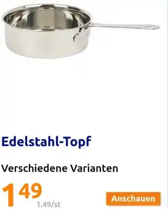 Action Edelstahl-Topf Angebot