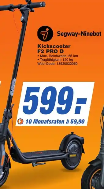 K+B Expert Segway-Ninebot Kickscooter F2 PRO D Angebot