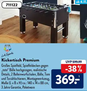 Aldi Süd Kickertisch Premium Angebot